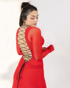 MOON SKIN DRESS - CHERRY