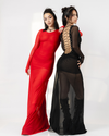 MOON SKIN DRESS - BLACK