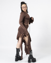 COREFIRE MINI SKIRT - BROWN
