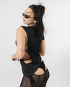 GLOWBITE TOP - BLACK
