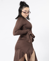 COREFIRE MINI SKIRT - BROWN