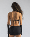 MESH MINI TOP - BLACK