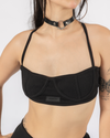 TOP ESSENCIAL RIB - BLACK