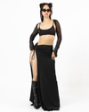 MIDNIGHT VOW SKIRT - BLACK