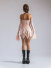 MYSTIC MESH MINI DRESS- PINK