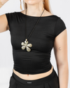 BATEU TOP - BLACK
