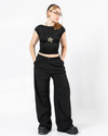 BATEU TOP - BLACK