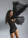 WICKED MESH MINI DRESS- BLACK