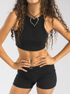 TANK TOP RIB - BLACK