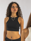 TANK TOP RIB - BLACK