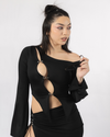 STARDUST TOP - BLACK