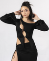 STARDUST TOP - BLACK