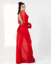 MOON SKIN DRESS - CHERRY