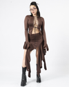 COREFIRE MINI SKIRT - BROWN