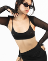PIERCING MINI TOP - BLACK