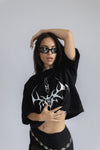 T-SHIRT BOXY TRIVALS - BLACK