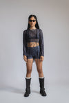 MINI SHORT PANTHER - DARK GRAY