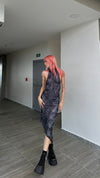 OBSIDIAN MESH DRESS- BLACK