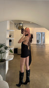 KNOT DRESS- BLACK