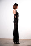 GLOOM MESH MINI DRESS- BLACK