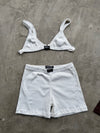 SET BRALETTE RIB - WHITE